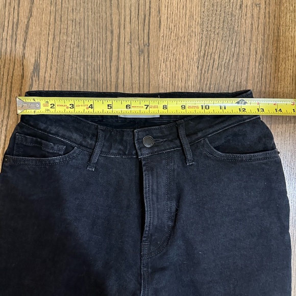 Everlane The Curvy Cheeky Jean-Washed Black-Size 24 - Picture 9 of 10